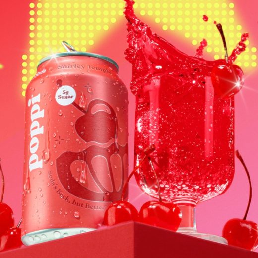 Poppi prebiotic soda ad creative
