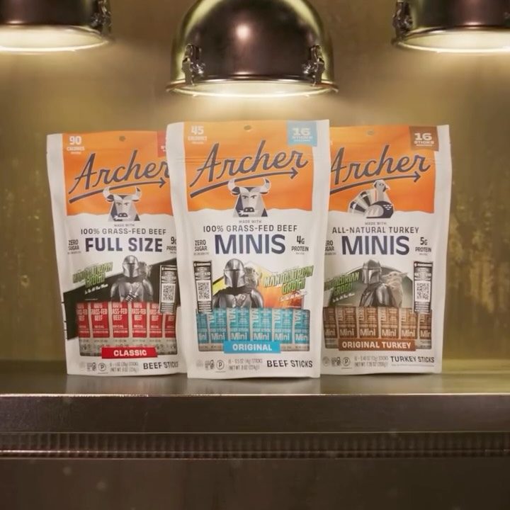 Archer Mandalorian limited edition meat sticks ad creative