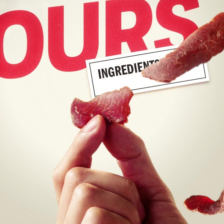 Jack Link's ingredient transparency ad creative
