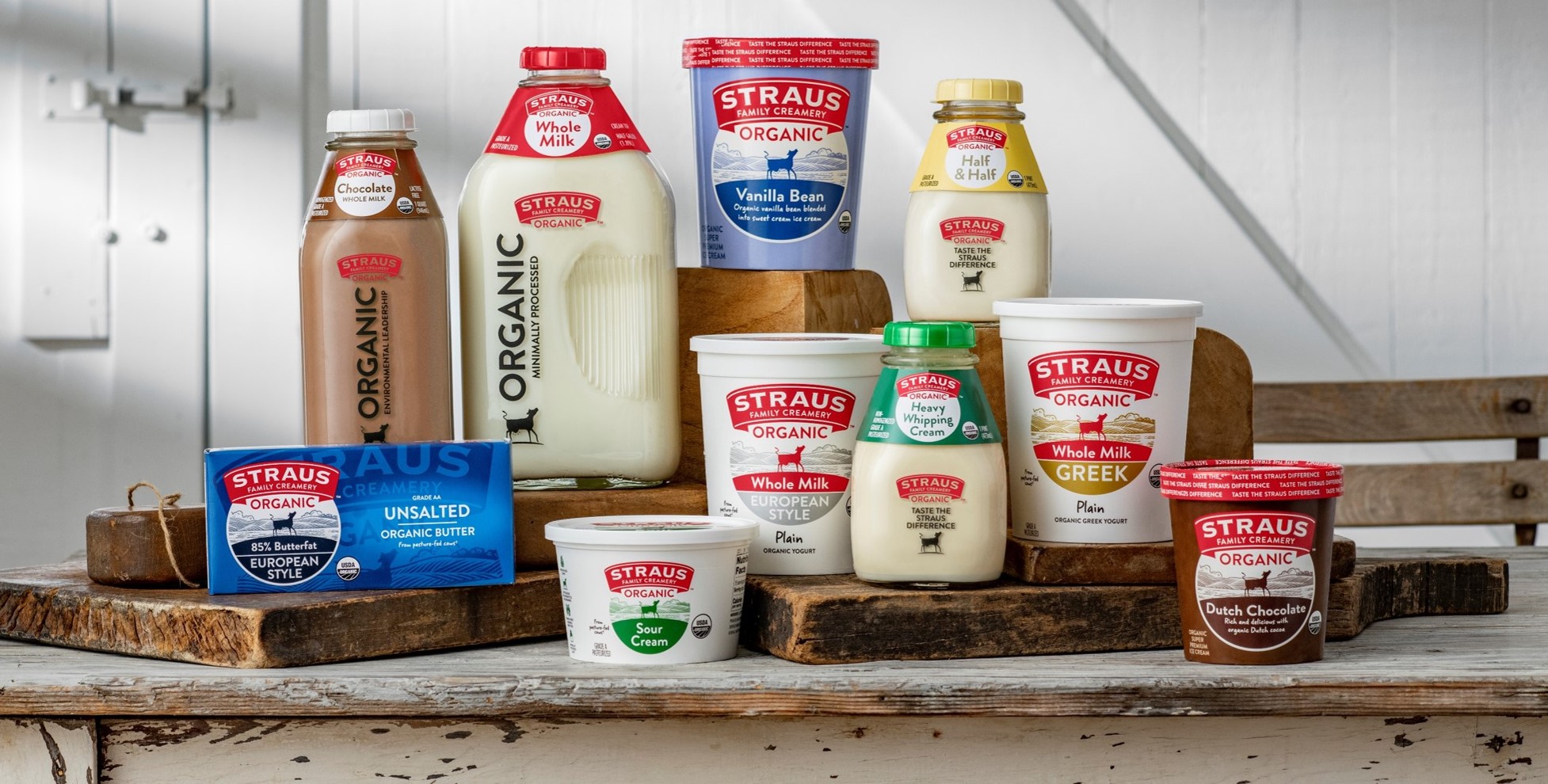 Straus Family Creamery products