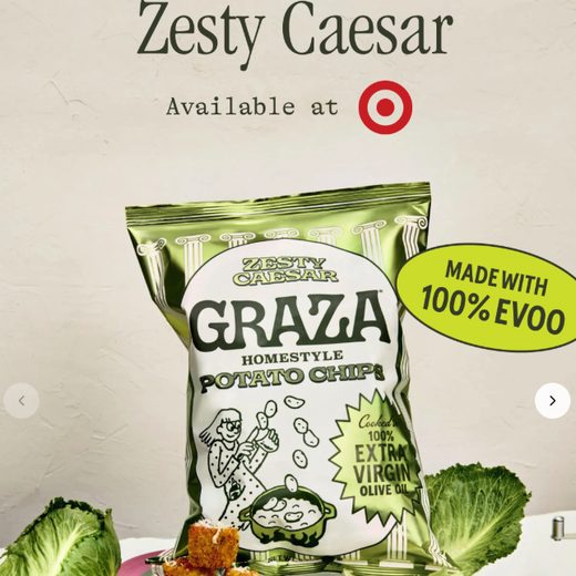 Graza food and beverage ad creative from the Schaefer AdVault