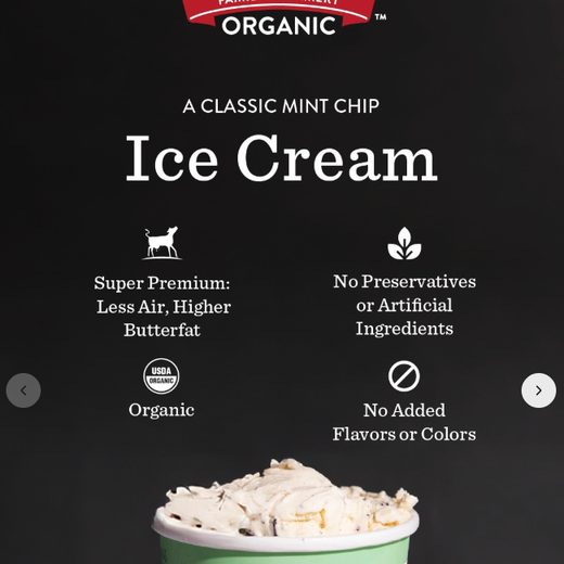 Straus Family Creamery food and beverage ad creative on Meta