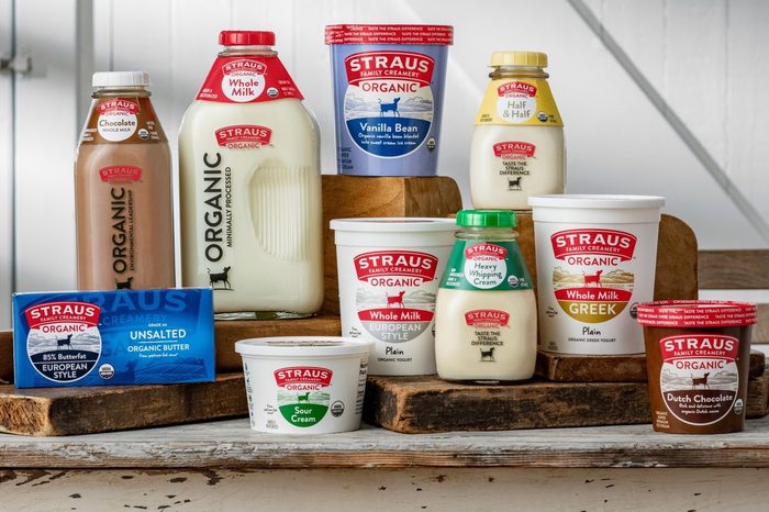 Straus Family Creamery organic dairy lineup