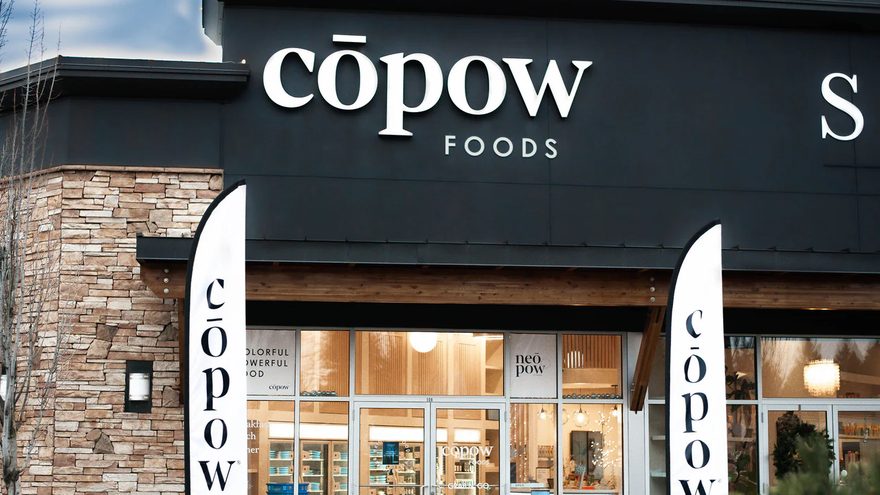 Cōpow Foods retail storefront where shoppers make the shelf decision