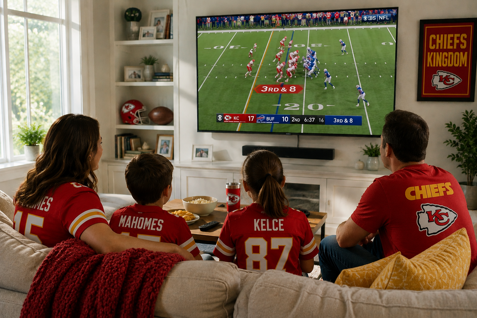Your brand showing up during NFL football streaming