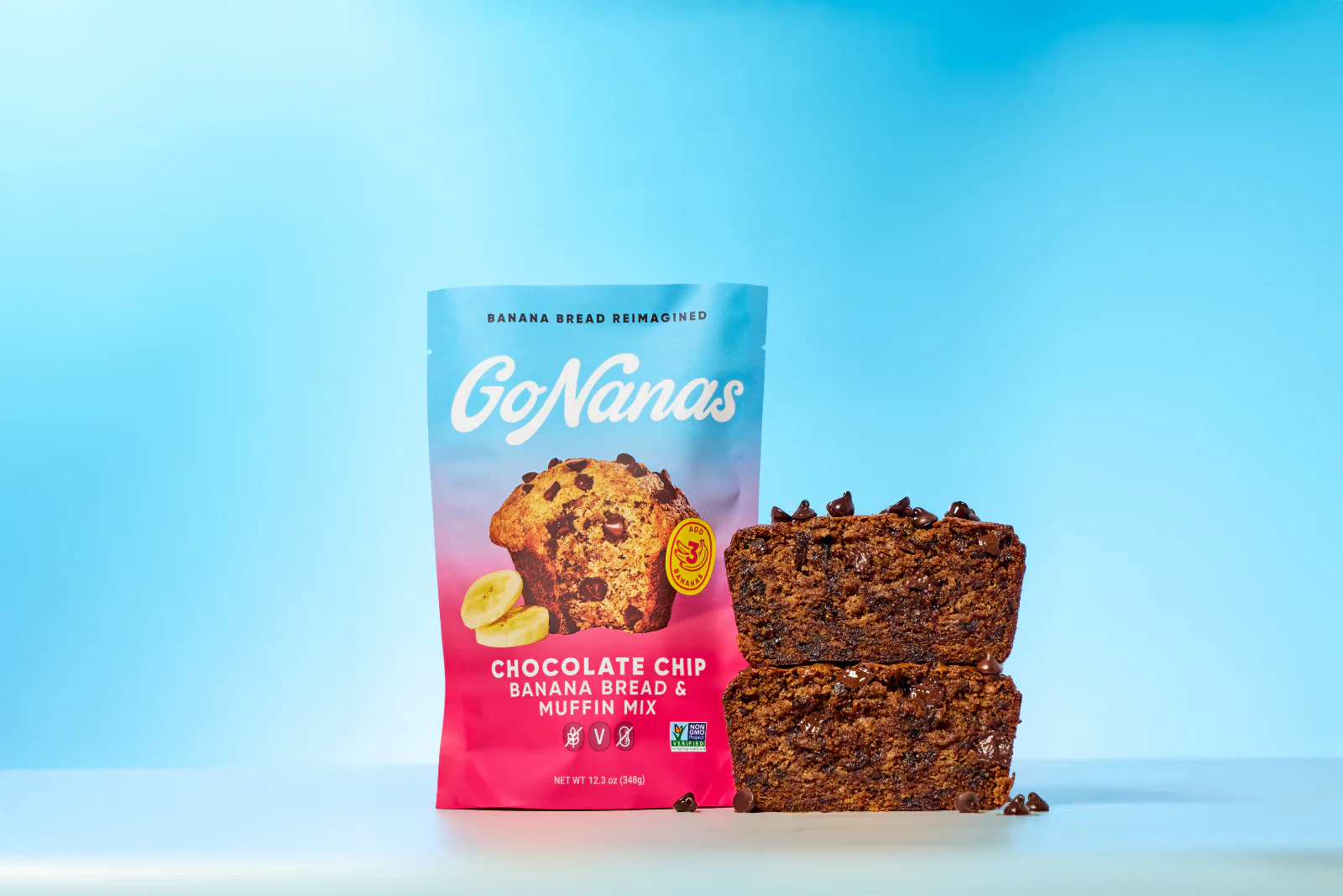 GoNanas banana bread mix — from dorms to 6,000+ stores