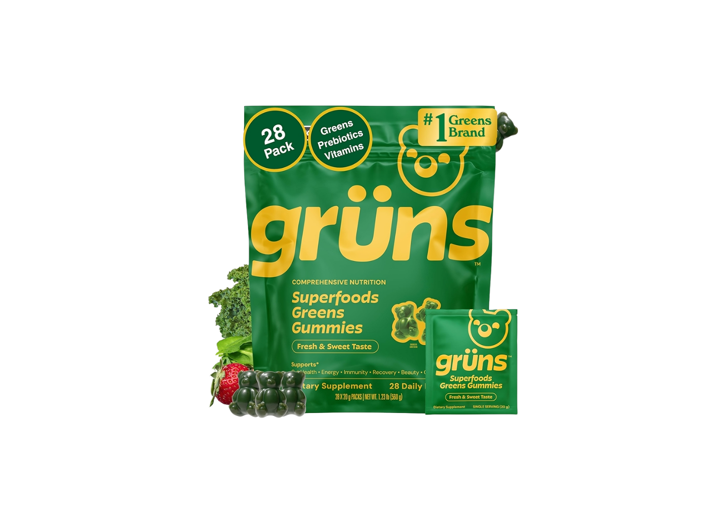 Grüns Superfoods Greens Gummies — #1 Greens Brand